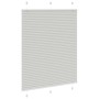 Pleated light gray curtain 110x150 cm Fabric width 109.4 cm by , Blinds and blinds - Ref: Foro24-4015349, Price: 23,16 €, Dis...