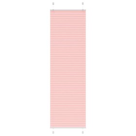 Pink Pleated Blind 65x200 cm Fabric Width 64.4 cm Polyester by , Blinds and blinds - Ref: Foro24-4015459, Price: 20,90 €, Dis...