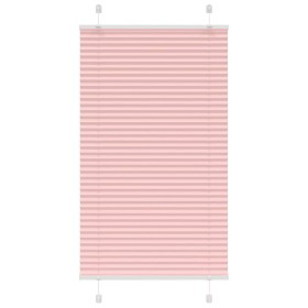 Gerüschter rosa Vorhang 75x100 cm Stoffbreite 74,4 cm aus Polyester. von , Jalousien und Jalousien - Ref: Foro24-4015427, Pre...