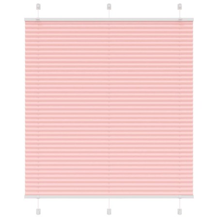 Gerüschter rosa Vorhang 115x150 cm Stoffbreite 114,4 cm Polyester von , Jalousien und Jalousien - Ref: Foro24-4015452, Preis:...