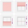 Pleated pink curtain 115x150 cm Fabric width 114.4 cm Polyester by , Blinds and blinds - Ref: Foro24-4015452, Price: 26,47 €,...