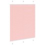 Gerüschter rosa Vorhang 105x150 cm Stoffbreite 104,4 cm aus Polyester. von , Jalousien und Jalousien - Ref: Foro24-4015450, P...