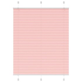 Pleated pink curtain 105x100 cm Fabric width 104.4 cm Polyester by , Blinds and blinds - Ref: Foro24-4015433, Price: 23,07 €,...