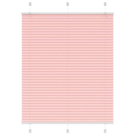 Gerüschter rosa Vorhang 105x100 cm Stoffbreite 104,4 cm aus Polyester. von , Jalousien und Jalousien - Ref: Foro24-4015433, P...