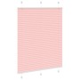 Gerüschter rosa Vorhang 105x100 cm Stoffbreite 104,4 cm aus Polyester. von , Jalousien und Jalousien - Ref: Foro24-4015433, P...