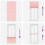 Estor Plisado rosa 95x200 cm Tela Ancho 94,4 cm Poliéster de , Persianas y estores - Ref: Foro24-4015465, Precio: 24,33 €, De...