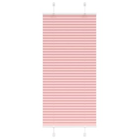 Pleated pink curtain 65x100 cm Fabric width 64.4 cm Polyester by , Blinds and blinds - Ref: Foro24-4015425, Price: 18,95 €, D...