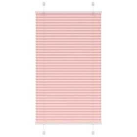 Pleated pink curtain 75x150 cm Fabric width 74.4 cm Polyester by , Blinds and blinds - Ref: Foro24-4015444, Price: 22,45 €, D...