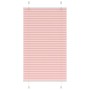 Gerüschter rosa Vorhang 75x150 cm Stoffbreite 74,4 cm aus Polyester von , Jalousien und Jalousien - Ref: Foro24-4015444, Prei...