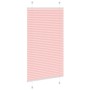 Gerüschter rosa Vorhang 75x150 cm Stoffbreite 74,4 cm aus Polyester von , Jalousien und Jalousien - Ref: Foro24-4015444, Prei...