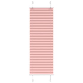 Pleated pink curtain 45x150 cm Fabric width 44.4 cm Polyester by , Blinds and blinds - Ref: Foro24-4015438, Price: 18,32 €, D...