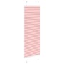 Gerüschter rosa Vorhang 45x150 cm Stoffbreite 44,4 cm aus Polyester von , Jalousien und Jalousien - Ref: Foro24-4015438, Prei...