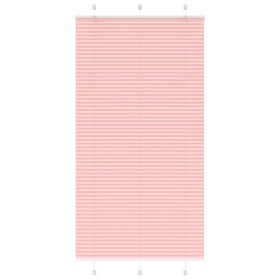 Pink Pleated Blind 105x200 cm Fabric Width 104.4 cm Polyester by , Blinds and blinds - Ref: Foro24-4015467, Price: 27,23 €, D...