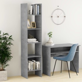 Plywood gray concrete wooden shelf 40x35x180 cm by vidaXL, Bookcases and shelves - Ref: Foro24-803402, Price: 54,80 €, Discou...