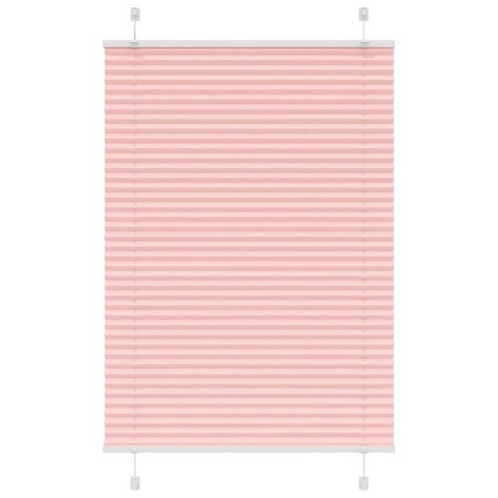 Pleated pink curtain 85x150 cm Fabric width 84.4 cm Polyester by , Blinds and blinds - Ref: Foro24-4015446, Price: 17,99 €, D...