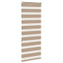 This is a brown sand woven wide 55.9 cm polyester zebra blind. by , Blinds and blinds - Ref: Foro24-4014539, Price: 20,64 €, ...