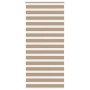 This is a wide brown sand woven polyester zebra curtain, 105.9 cm wide. by , Blinds and blinds - Ref: Foro24-4014601, Price: ...
