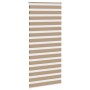 Estor cebra marrón arena tejido ancho 105,9 cm poliéster de , Persianas y estores - Ref: Foro24-4014601, Precio: 31,19 €, Des...