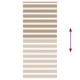 This is a wide brown sand woven polyester zebra curtain, 105.9 cm wide. by , Blinds and blinds - Ref: Foro24-4014601, Price: ...