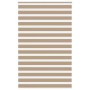 This is a wide brown sand woven polyester zebra curtain, 140.9 cm wide. by , Blinds and blinds - Ref: Foro24-4014608, Price: ...