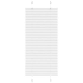 White Pleated Blind 60x150 cm Fabric Width 59.4 cm Polyester by , Blinds and blinds - Ref: Foro24-4015492, Price: 15,90 €, Di...