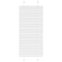 Gefalteter weißer Vorhang 60x150 cm Stoffbreite 59,4 cm Polyester von , Jalousien und Jalousien - Ref: Foro24-4015492, Preis:...