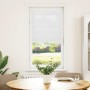 Gefalteter weißer Vorhang 60x150 cm Stoffbreite 59,4 cm Polyester von , Jalousien und Jalousien - Ref: Foro24-4015492, Preis:...