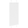 Gefalteter weißer Vorhang 60x150 cm Stoffbreite 59,4 cm Polyester von , Jalousien und Jalousien - Ref: Foro24-4015492, Preis:...