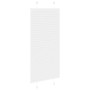 Gefalteter weißer Vorhang 60x150 cm Stoffbreite 59,4 cm Polyester von , Jalousien und Jalousien - Ref: Foro24-4015492, Preis:...