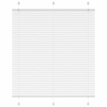 Gefalteter weißer Vorhang 115x150 cm Stoffbreite 114,4 cm aus Polyester von , Jalousien und Jalousien - Ref: Foro24-4015503, ...