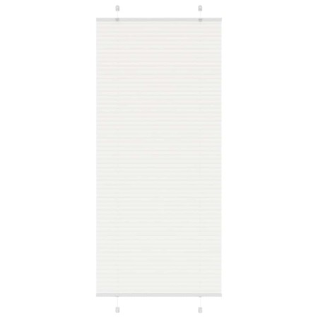 Gefalteter weißer Vorhang 100x200 cm Stoffbreite 99,4 cm aus Polyester. von , Jalousien und Jalousien - Ref: Foro24-4015517, ...