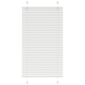 Gefalteter weißer Vorhang 75x100 cm Stoffbreite 74,4 cm aus Polyester von , Jalousien und Jalousien - Ref: Foro24-4015478, Pr...