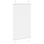 White Pleated Blind 75x100 cm Fabric Width 74.4 cm Polyester by , Blinds and blinds - Ref: Foro24-4015478, Price: 16,21 €, Di...