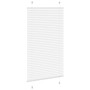 Gefalteter weißer Vorhang 75x100 cm Stoffbreite 74,4 cm aus Polyester von , Jalousien und Jalousien - Ref: Foro24-4015478, Pr...