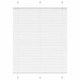 White Pleated Blind 105x100 cm Fabric Width 104.4 cm Polyester by , Blinds and blinds - Ref: Foro24-4015484, Price: 18,76 €, ...
