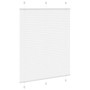 Gefalteter weißer Vorhang 105x100 cm Stoffbreite 104,4 cm aus Polyester. von , Jalousien und Jalousien - Ref: Foro24-4015484,...