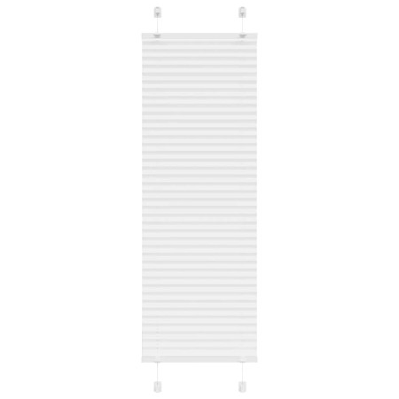 Gefalteter weißer Vorhang 40x100 cm Stoffbreite 39,4 cm aus Polyester von , Jalousien und Jalousien - Ref: Foro24-4015471, Pr...