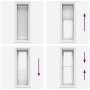 White Pleated Blind 40x100 cm Fabric Width 39.4 cm Polyester by , Blinds and blinds - Ref: Foro24-4015471, Price: 14,08 €, Di...