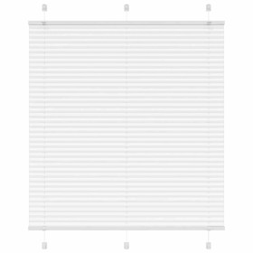 Pleated white blind 115x100 cm Fabric width 114.4 cm Polyester by , Blinds and blinds - Ref: Foro24-4015486, Price: 23,73 €, ...