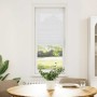 Pleated white blind 50x150 cm Fabric width 49.4 cm Polyester by , Blinds and blinds - Ref: Foro24-4015490, Price: 17,59 €, Di...