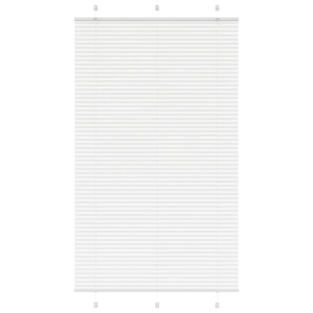 Gefalteter weißer Vorhang 115x200 cm Stoffbreite 114,4 cm aus Polyester. von , Jalousien und Jalousien - Ref: Foro24-4015520,...