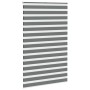 Dark gray wide woven polyester zebra curtain fabric, 135.9 cm wide. by , Blinds and blinds - Ref: Foro24-4014191, Price: 36,0...