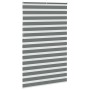 Dark gray wide woven polyester zebra curtain fabric, 135.9 cm wide. by , Blinds and blinds - Ref: Foro24-4014191, Price: 36,0...