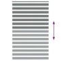 Dark gray wide woven polyester zebra curtain fabric, 135.9 cm wide. by , Blinds and blinds - Ref: Foro24-4014191, Price: 36,0...