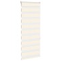 This beige zebra curtain is made of marble weave, with a width of 55.9 cm and is made of polyester. by , Blinds and blinds - ...