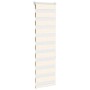This beige marble woven zebra curtain has a width of 45.9 cm and is made of polyester. by , Blinds and blinds - Ref: Foro24-4...