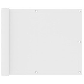 Toldo para balcón tela oxford blanco 75x400 cm