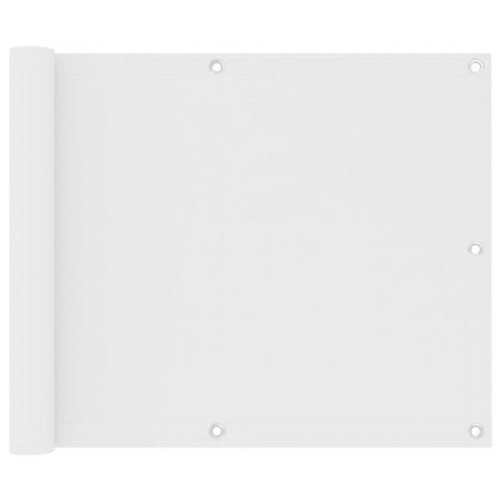 Toldo para balcón tela oxford blanco 75x400 cm