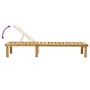 Garden lounger with impregnated pine wood table by vidaXL, Loungers - Ref: Foro24-315395, Price: 98,80 €, Discount: %