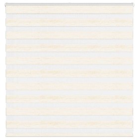 Diese beigefarbene Marmoreffekt-Zebra-Jalousie hat eine Breite von 140,9 cm und besteht aus Polyester. von , Jalousien und Ja...